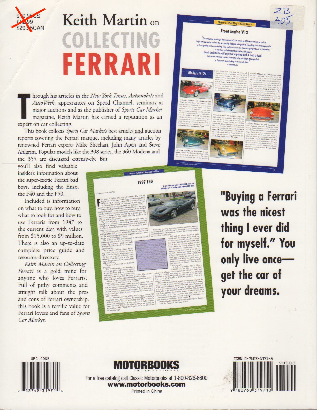 Collecting Ferrari (K Martin)