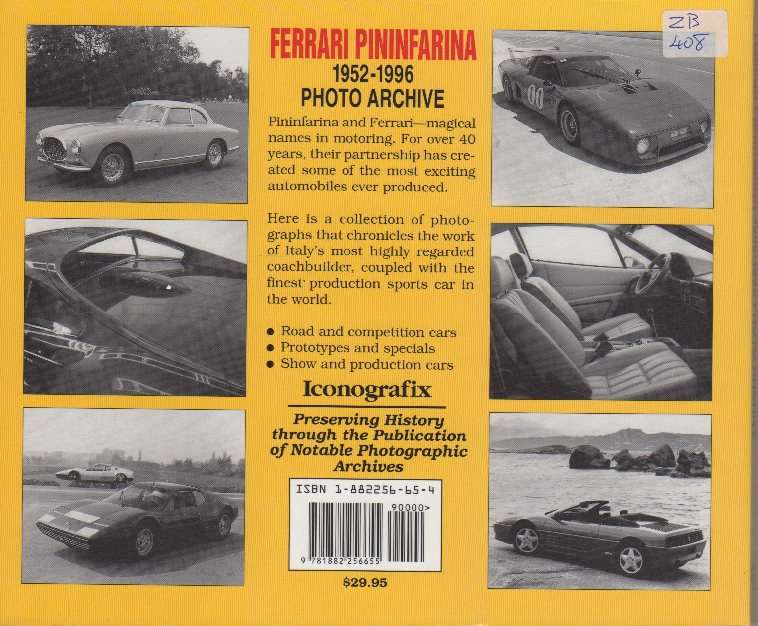 Ferrari Pininfarina - 1952-1996 (W Wyss)