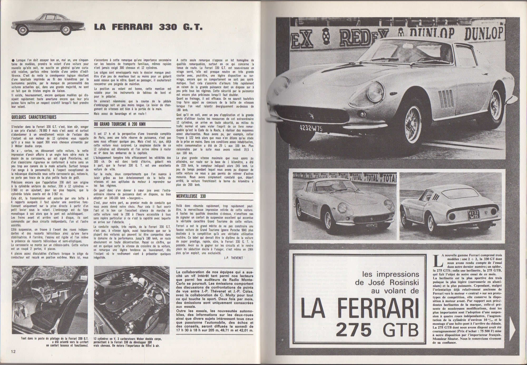 Ferrari I-1962-1971 Auto Test