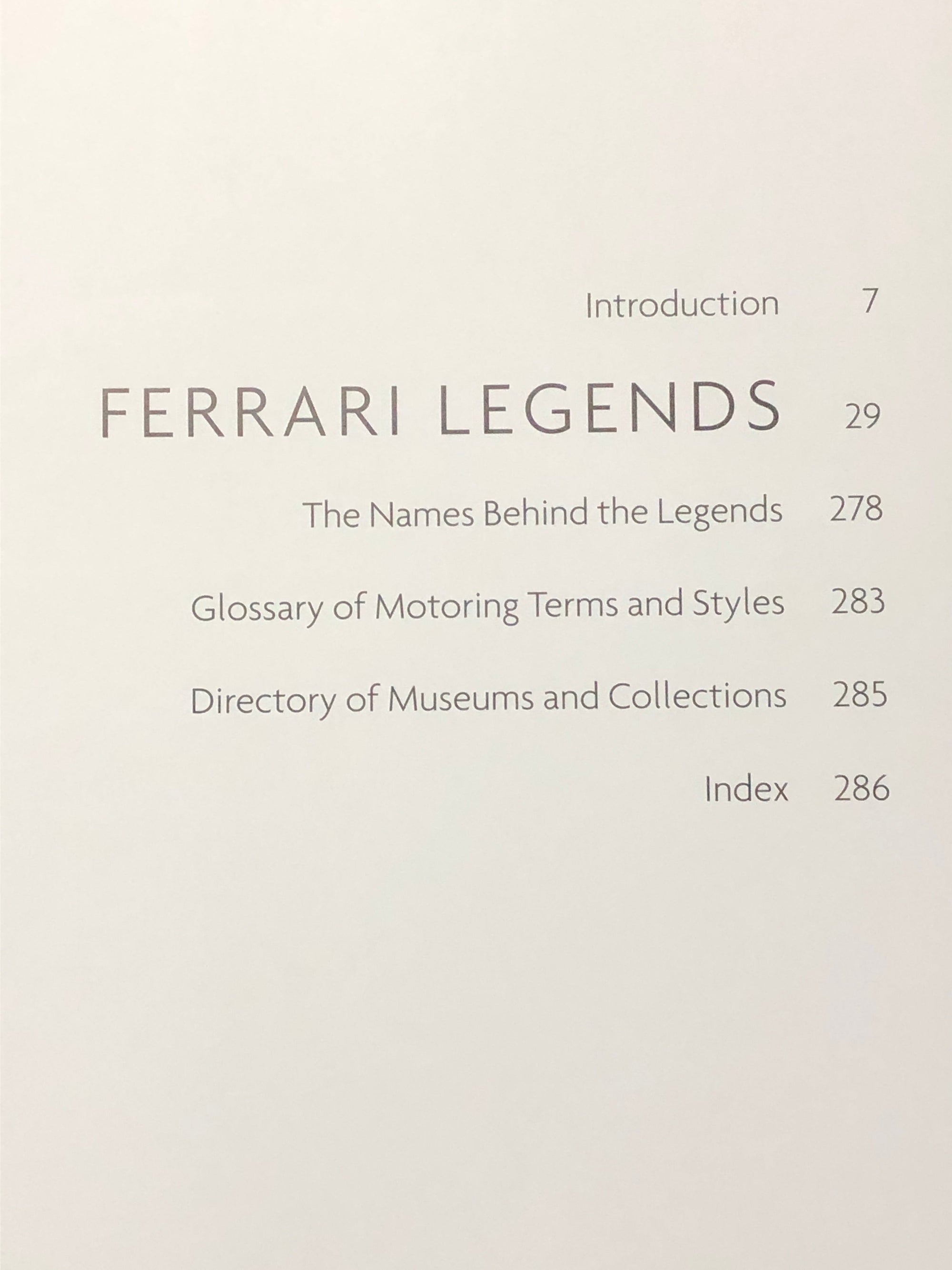 Ferrari Legends - Classic of Style and Design (M Zumbrunn & R Heseltine)