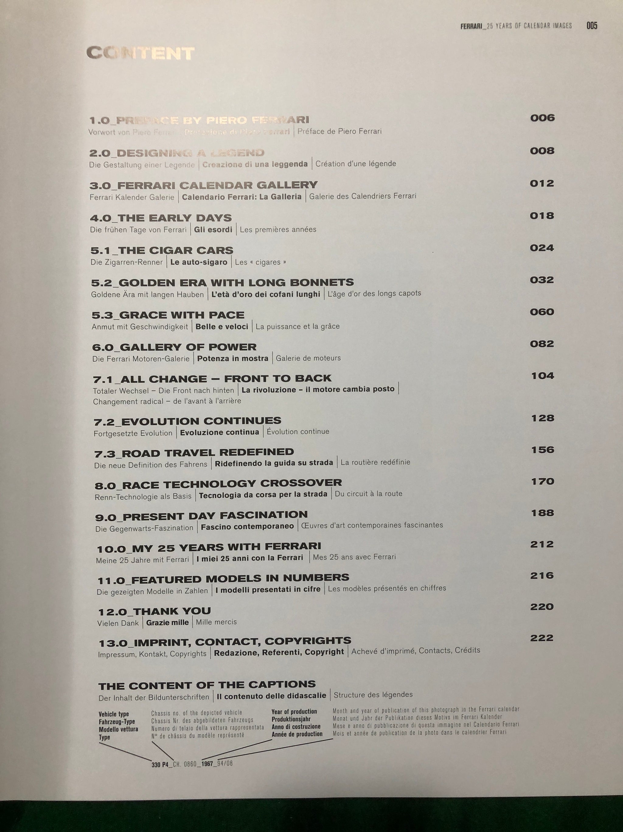 Ferrari - 25 Years of Calendar Images (G Raupp)