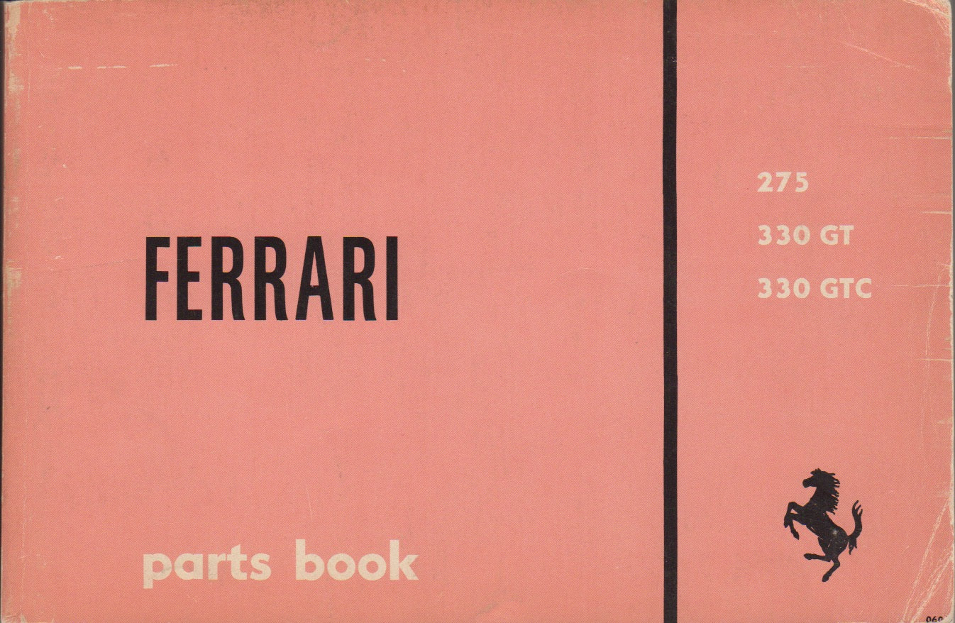 Ferrari 275 330 GT 330 GTC Parts Book by Carbooks (pink)