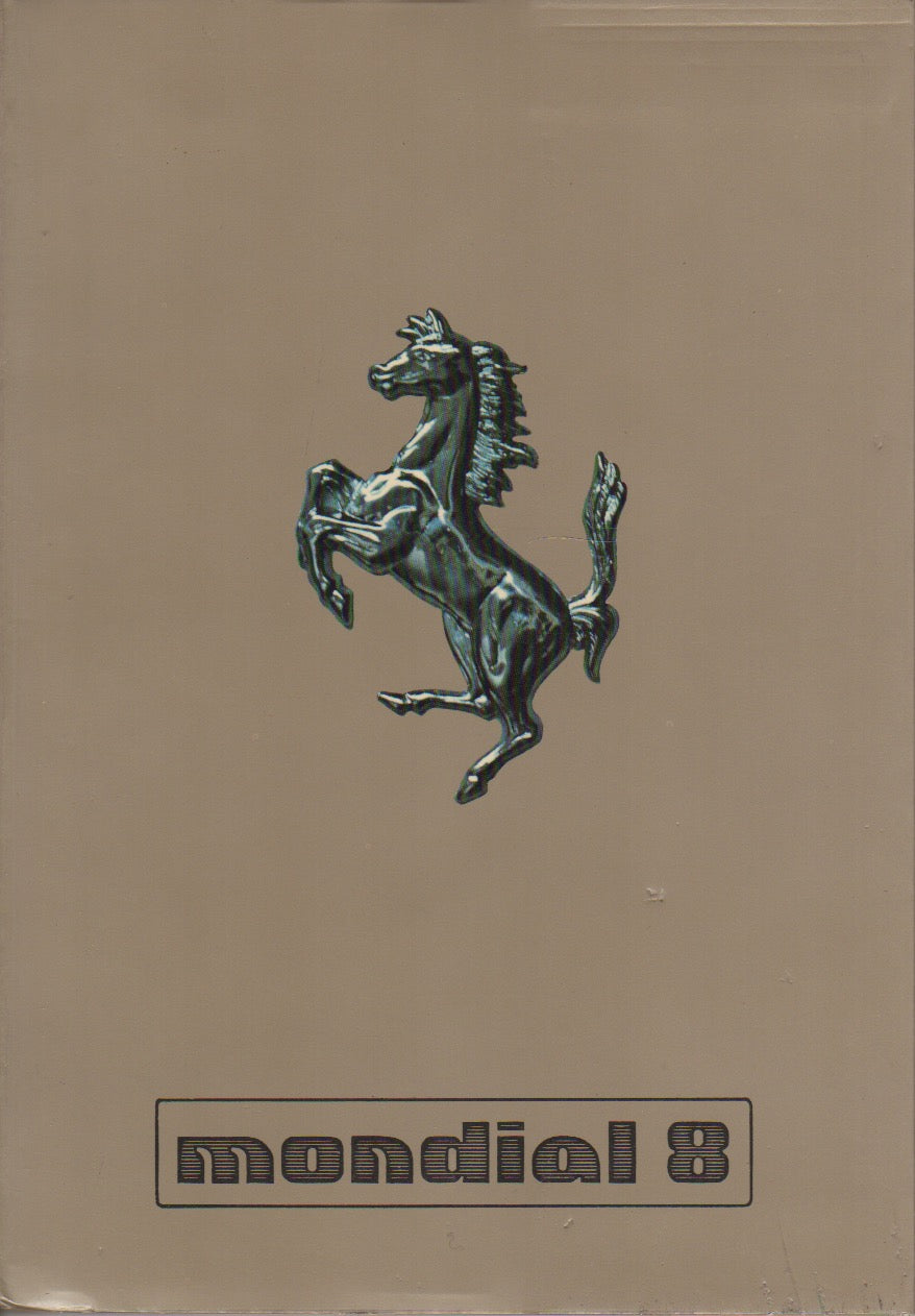 Ferrari Mondial 8 Owner's Handbook (191/80)