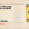Ferrari Owner's Warranty & Service Book for 8 Cylinder 1978-1979 US Market (168 C/79)