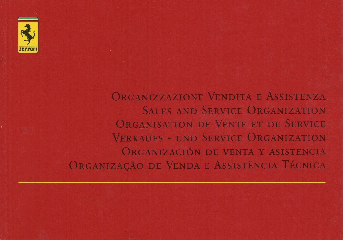Ferrari Sales and Service Organization 2003 (1947/03)
