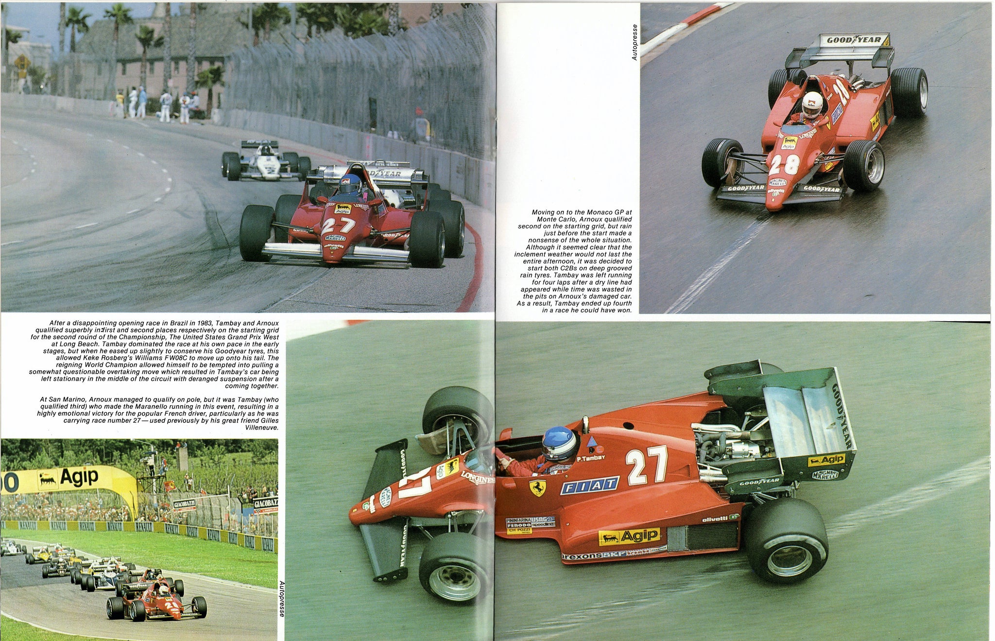 Kimberleys GP Team Guide 1983 N 13 Ferrari