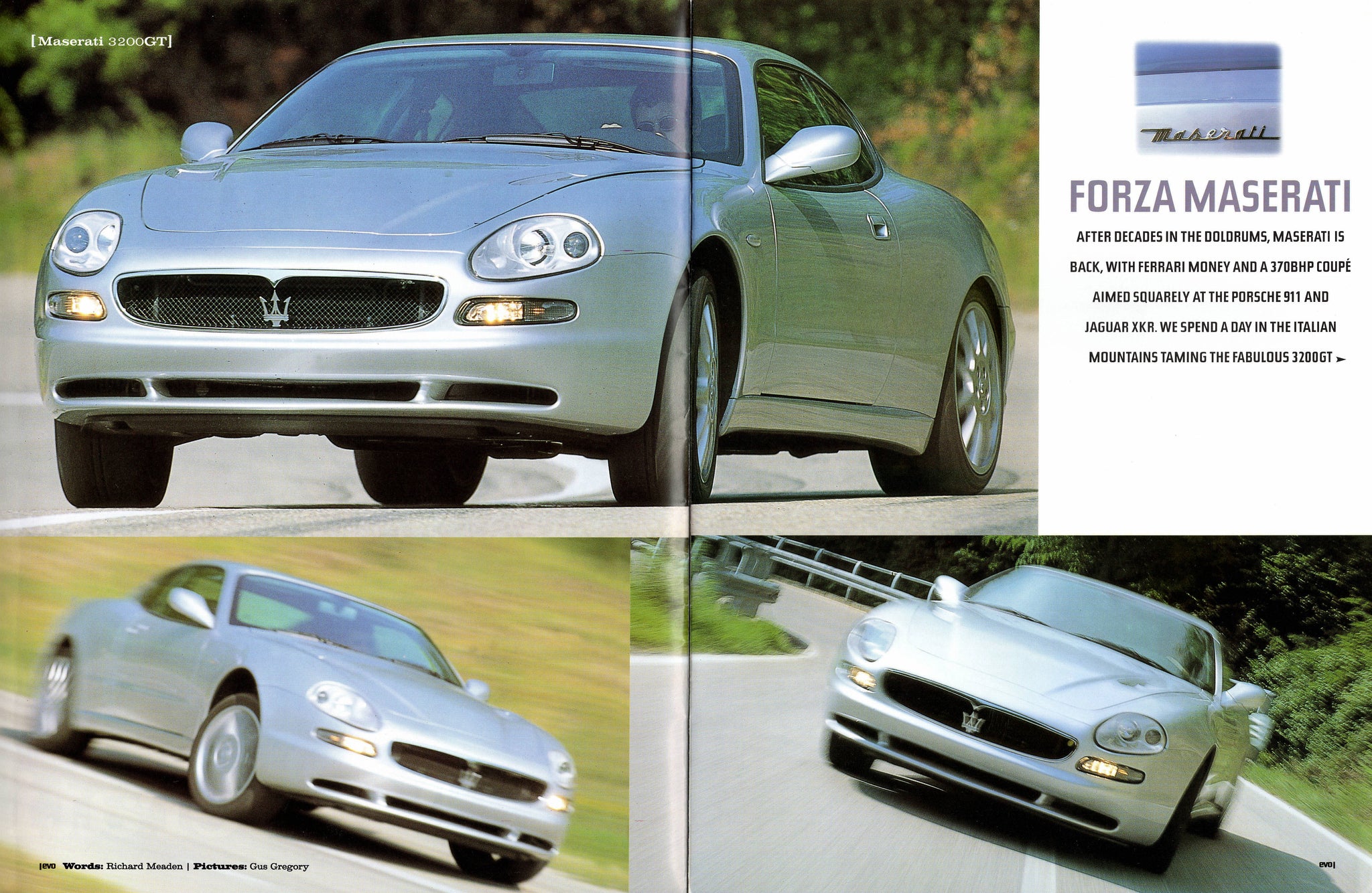 Maserati 3200 GT Reprint from Evo Magazine