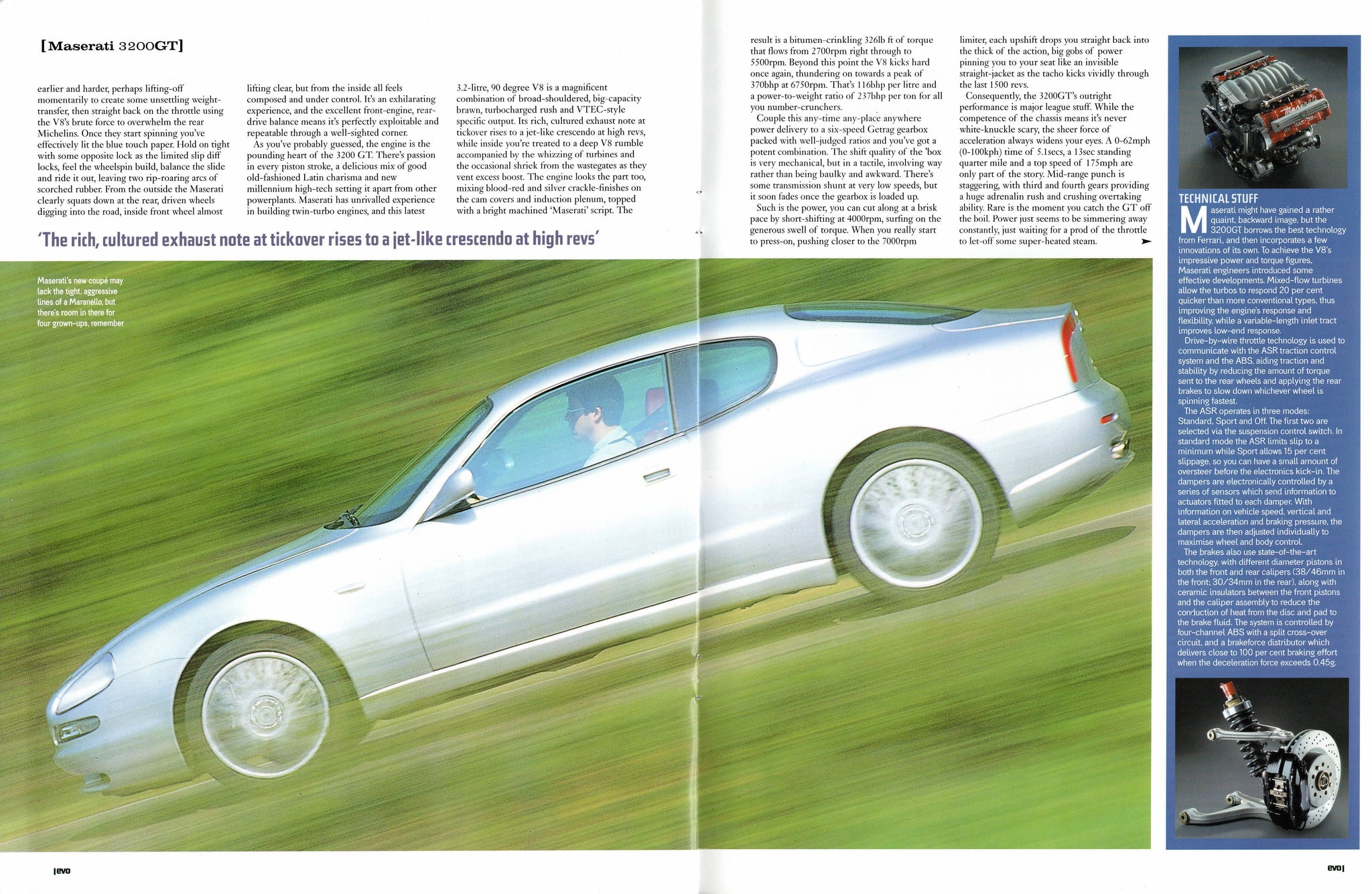 Maserati 3200 GT Reprint from Evo Magazine