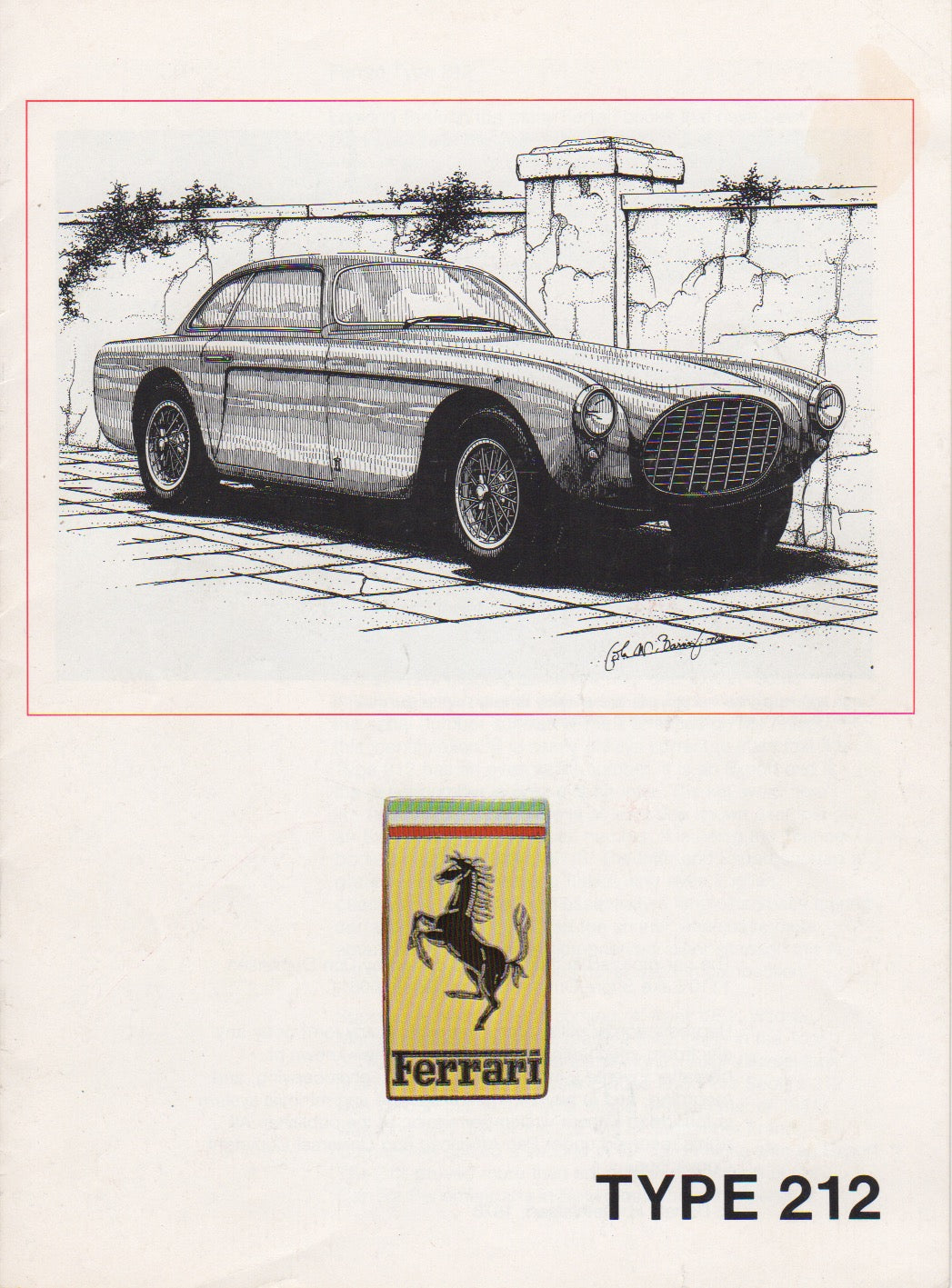 Ferrari Type 212 by D Dethlefsen 1976