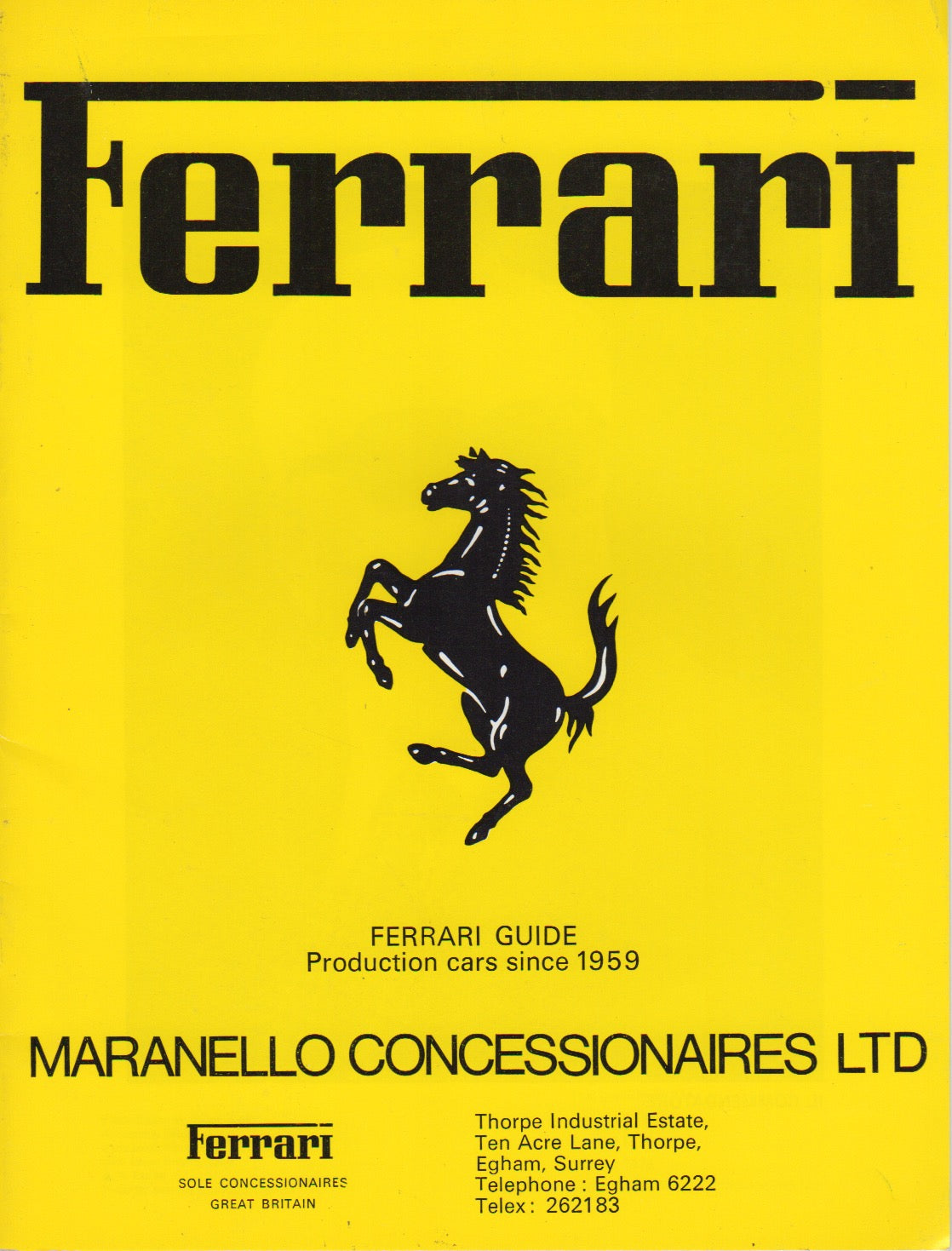 Ferrari Guide - Production Cars Since 1959