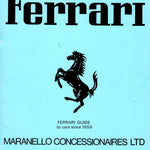 Ferrari Guide to Cars From 1959 to 1980