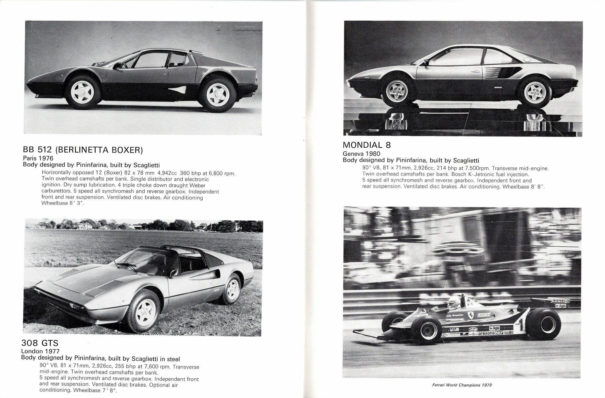 Ferrari Guide to Cars From 1959 to 1980