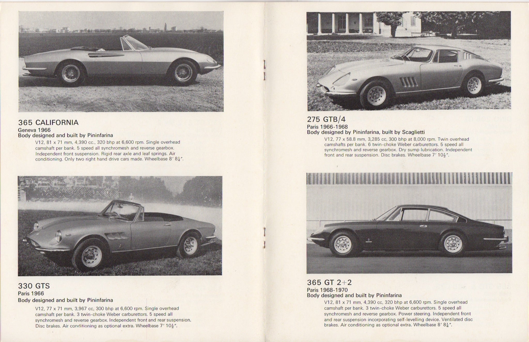 Ferrari Guide to Cars From 1959 to 1974