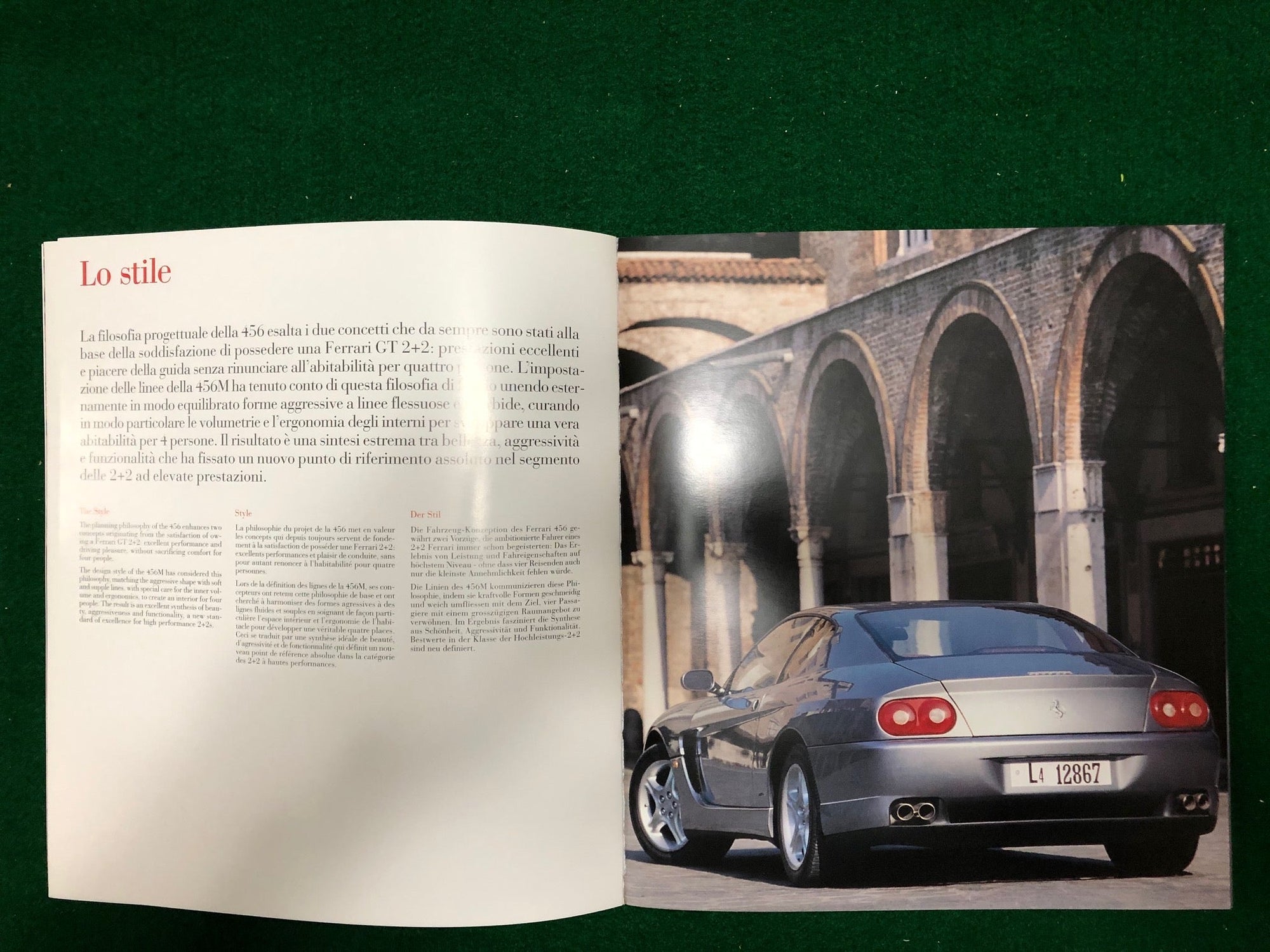 Ferrari 456 M GT & GTA Brochure (1387/98)