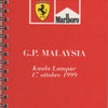 Ferrari F1 Media Booklet GP Malaysia 1999 (1455/99)