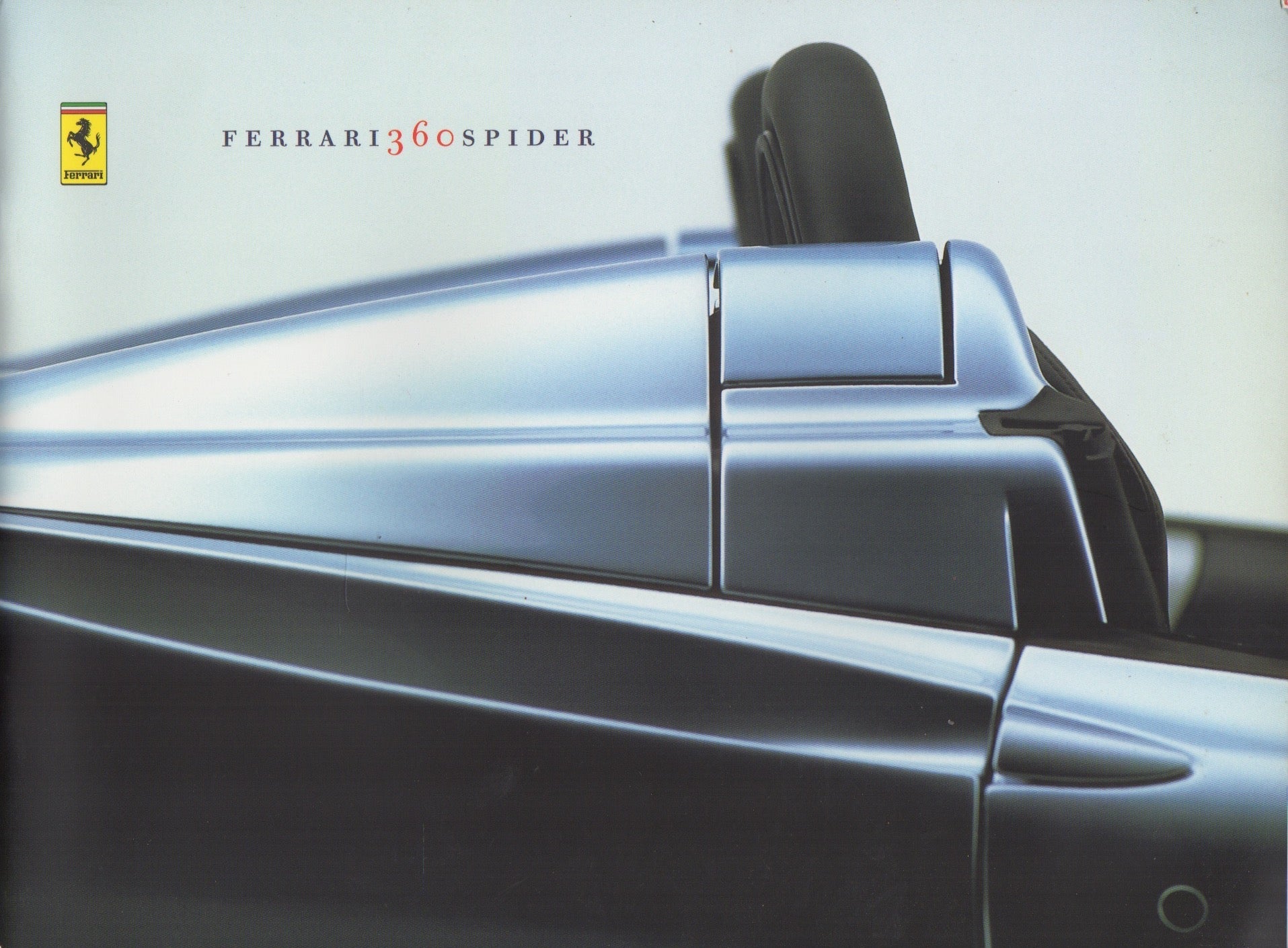 Ferrari 360 Modena Deluxe Brochure (1602/00)