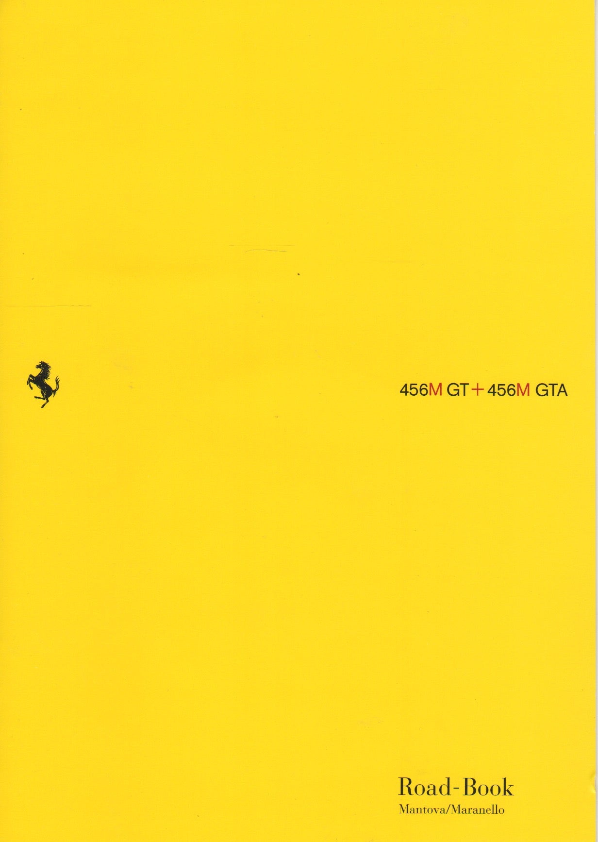 Ferrari Road Book, Mantova/Maranello 456M GT + GTA (1345/98)