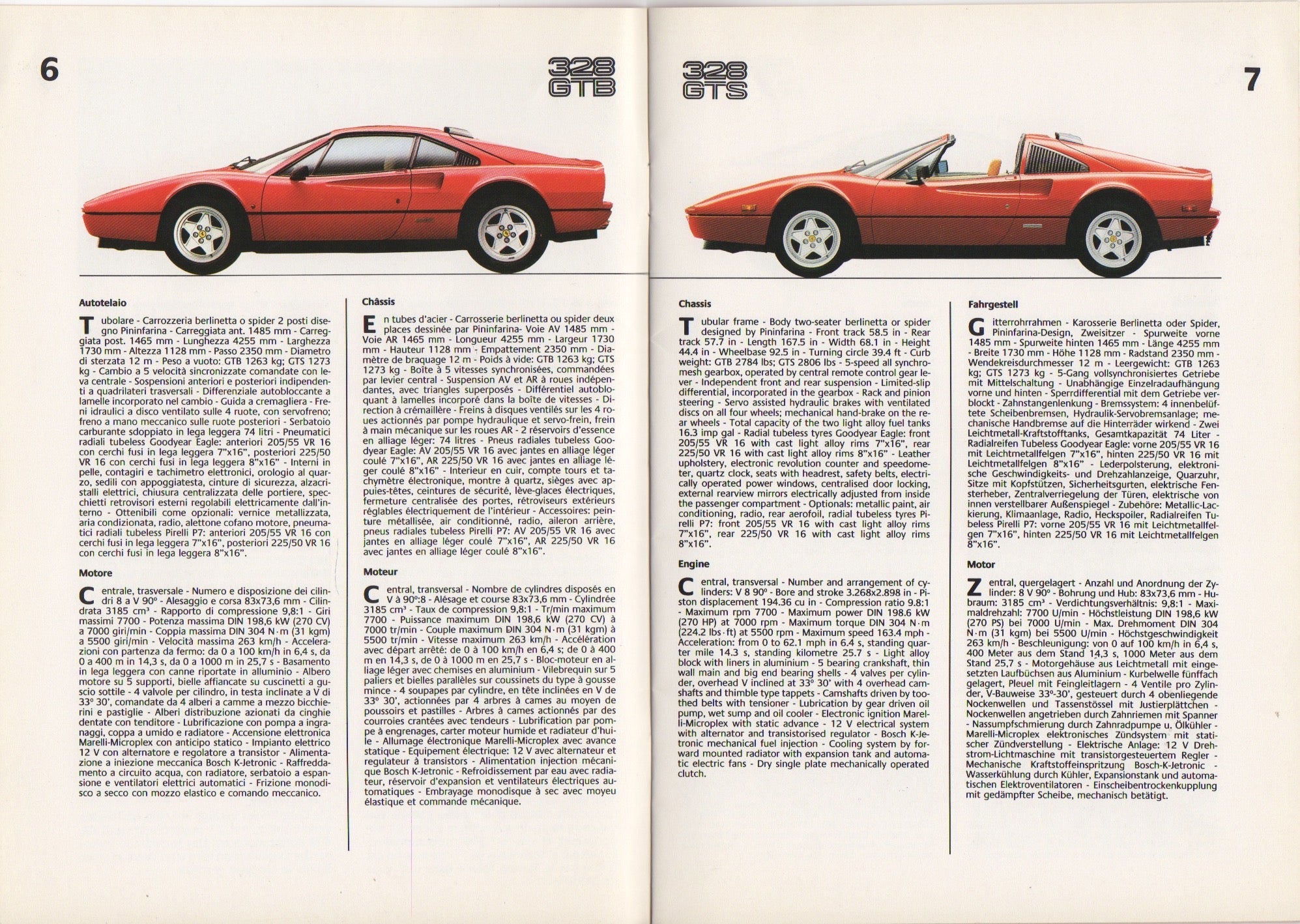 Ferrari Product Range 1986 Brochure (409/86)