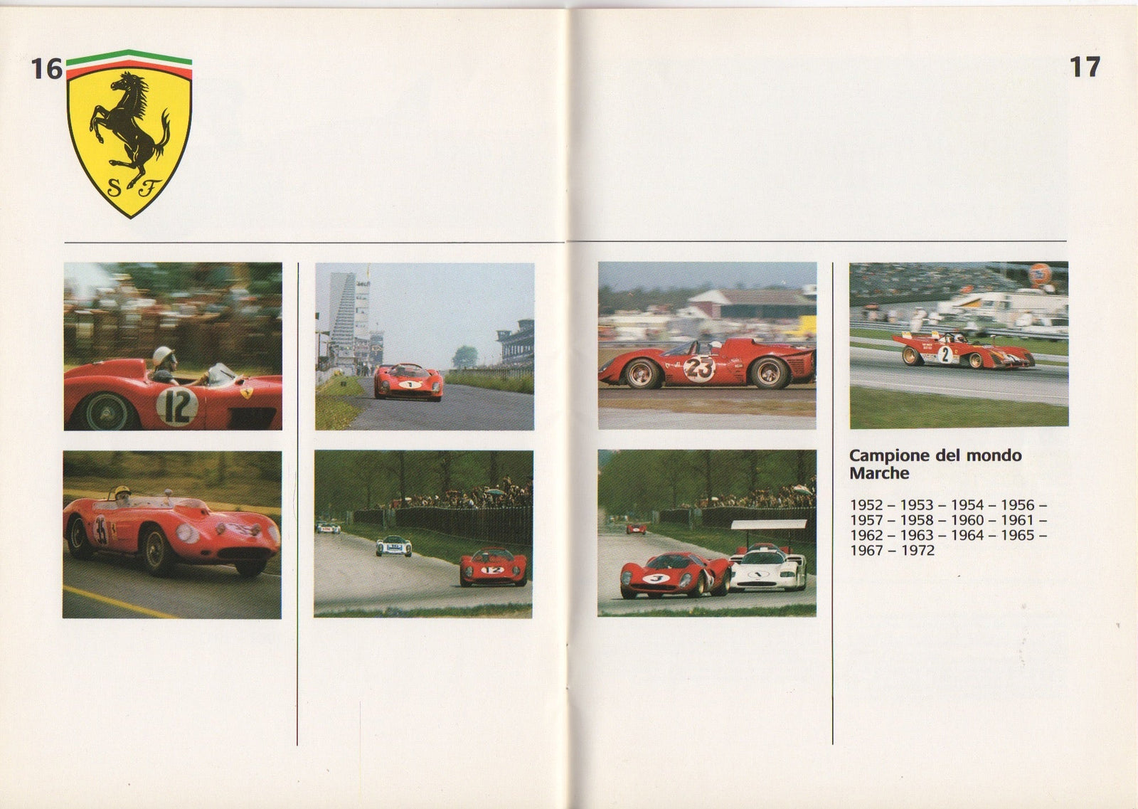 Ferrari Product Range 1986 Brochure (409/86)