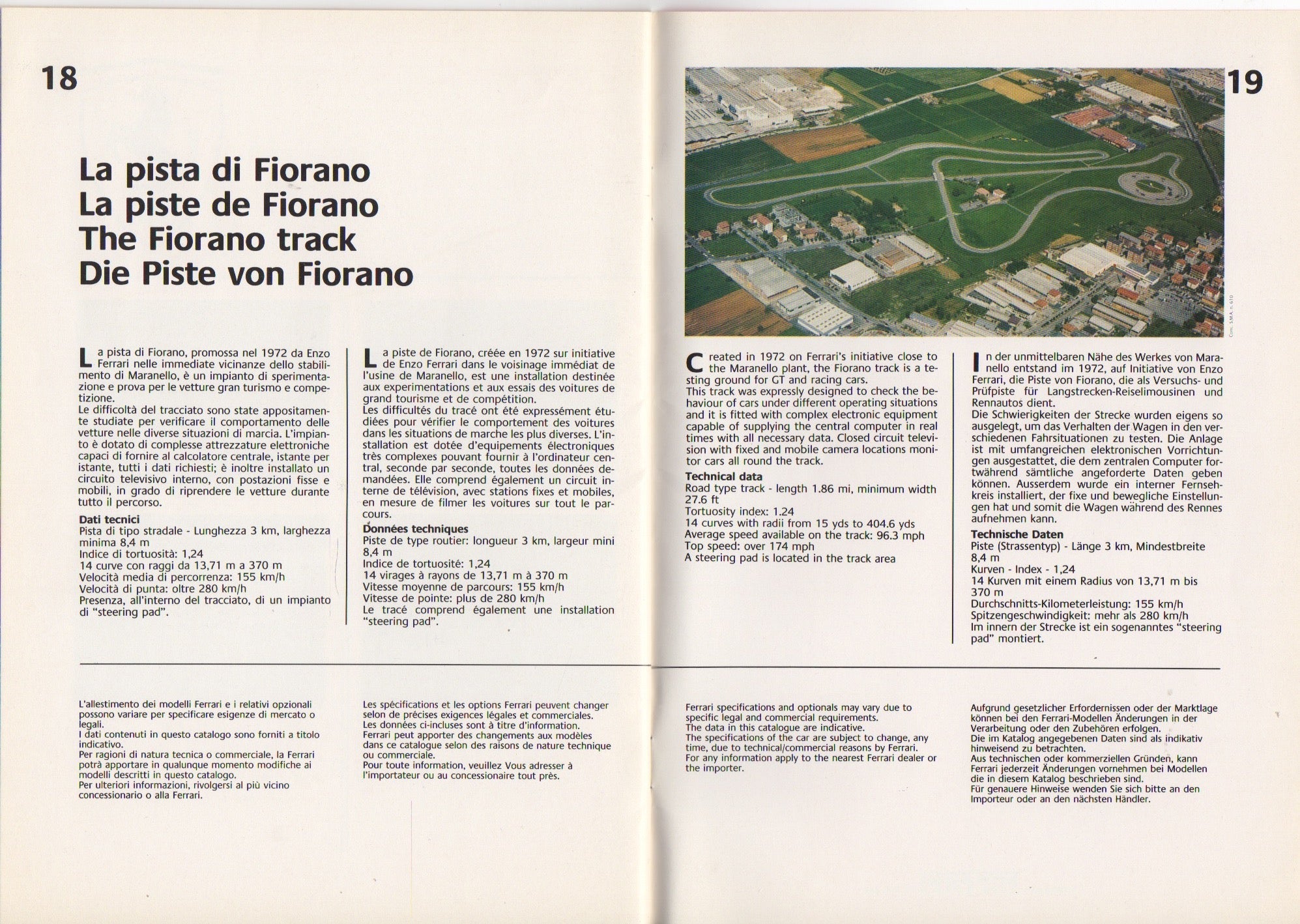Ferrari Product Range 1986 Brochure (409/86)