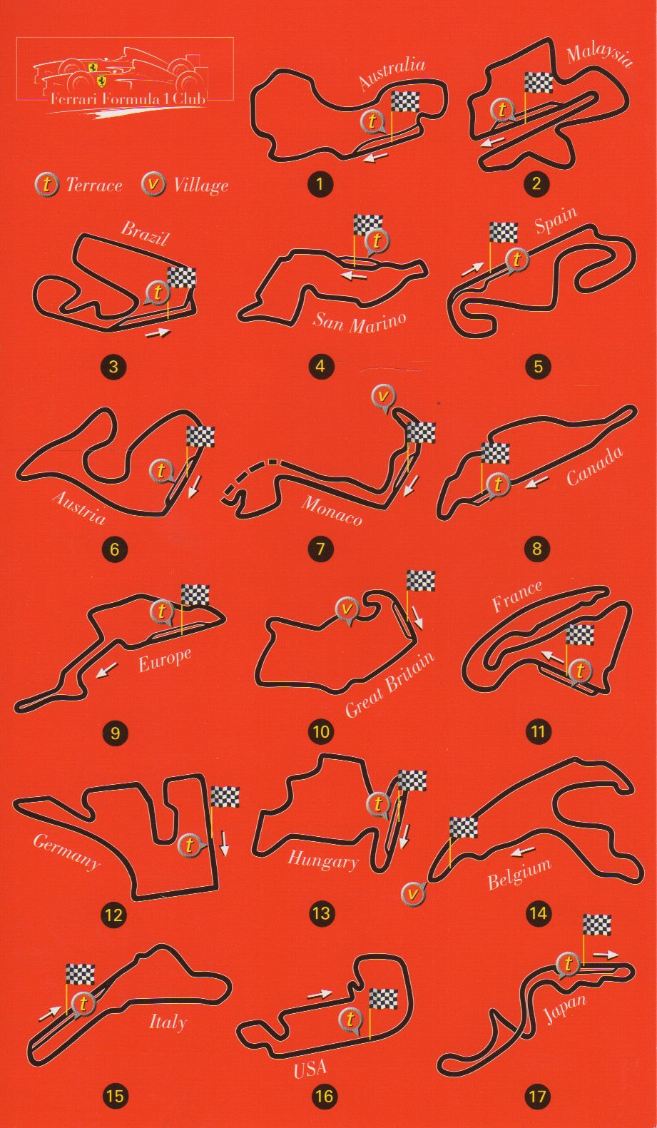 Ferrari Formula 1 Club Brochure (1849/02)