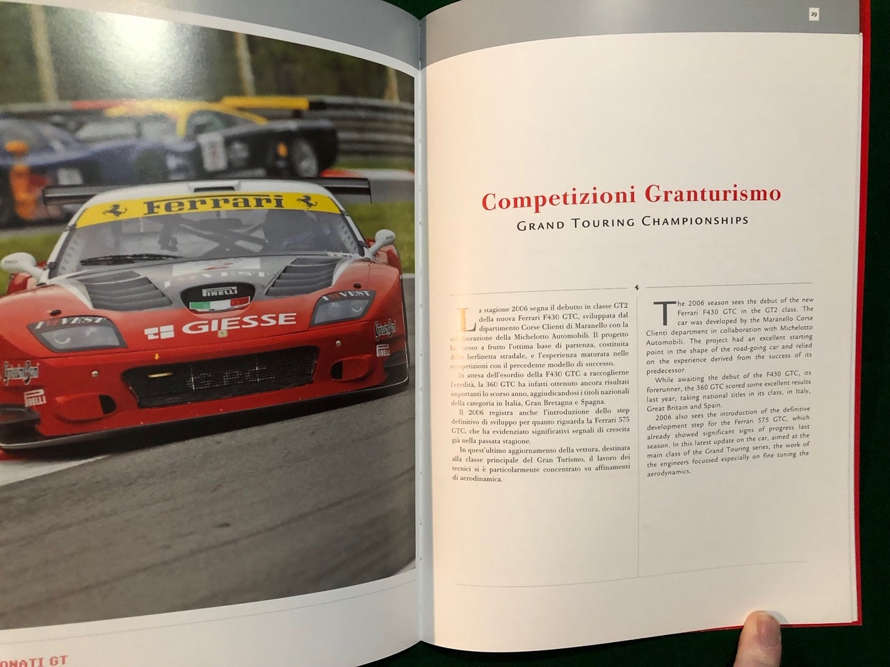 Ferrari Corse Clienti 2006 Program of Activities (2374/06)