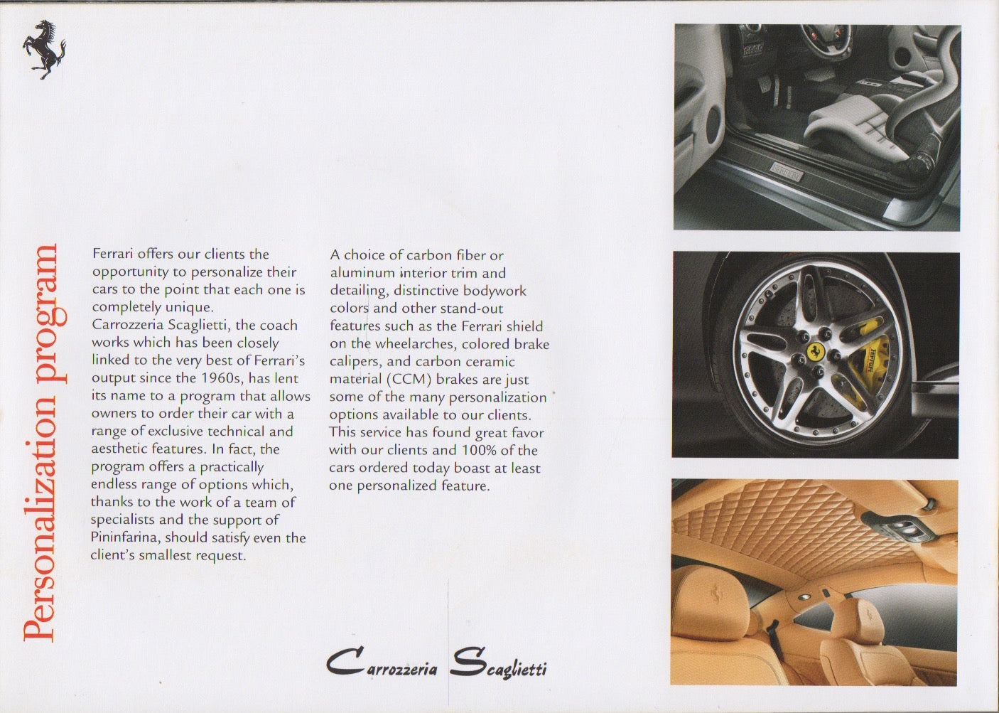 Ferrari The GT Cars Press Kit Brochure (3009/06)