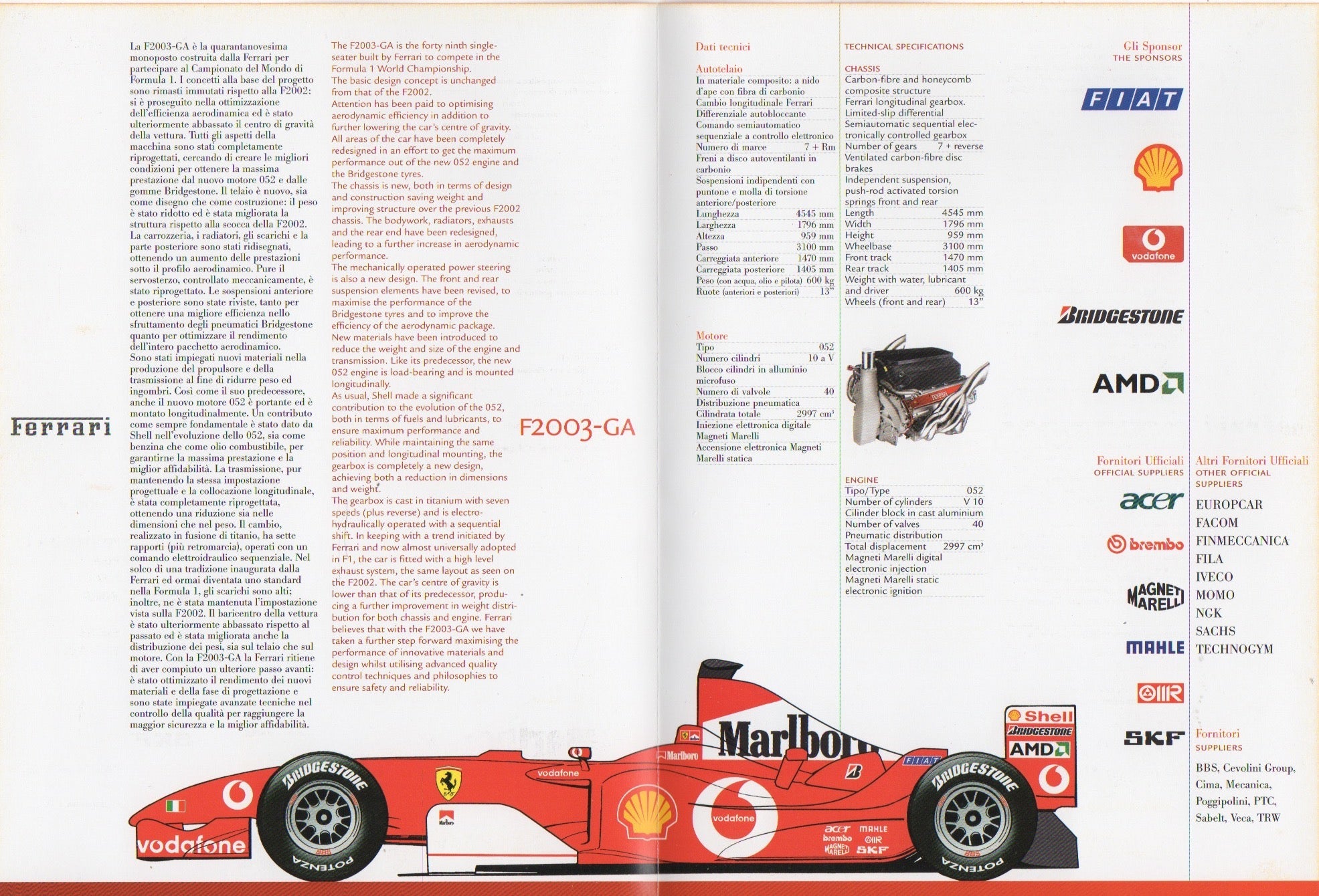 Ferrari F1 F2003-GA (1885/03)