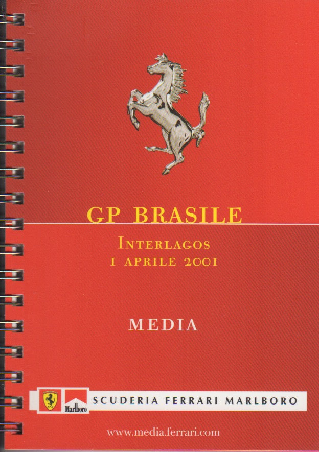 Ferrari F1 Media Booklet GP Brazil 2001 (1681/01)