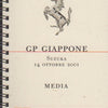 Ferrari F1 Media Booklet GP Japan 2001 (1681/01)