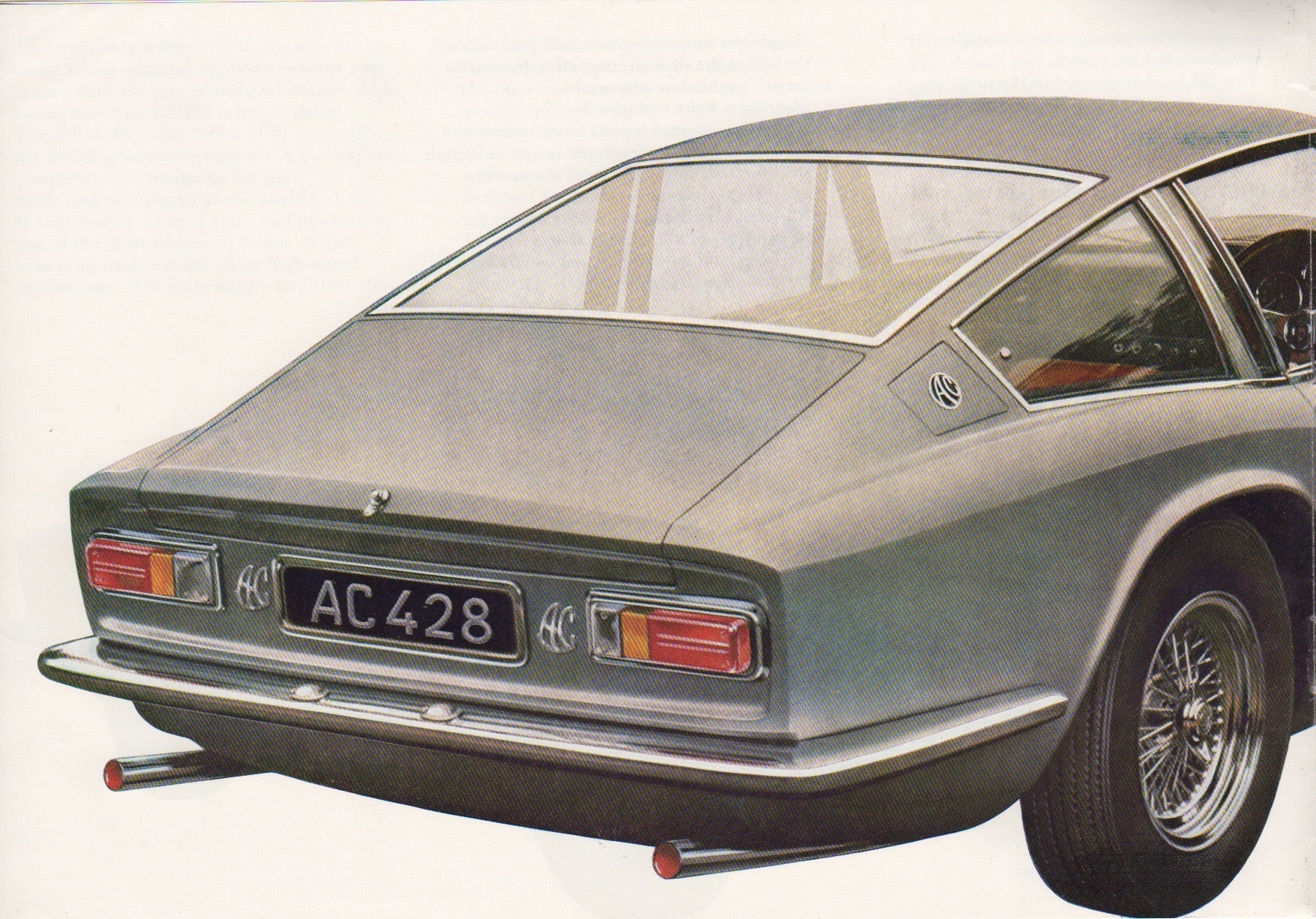 AC 428 Convertible 1970 Brochure