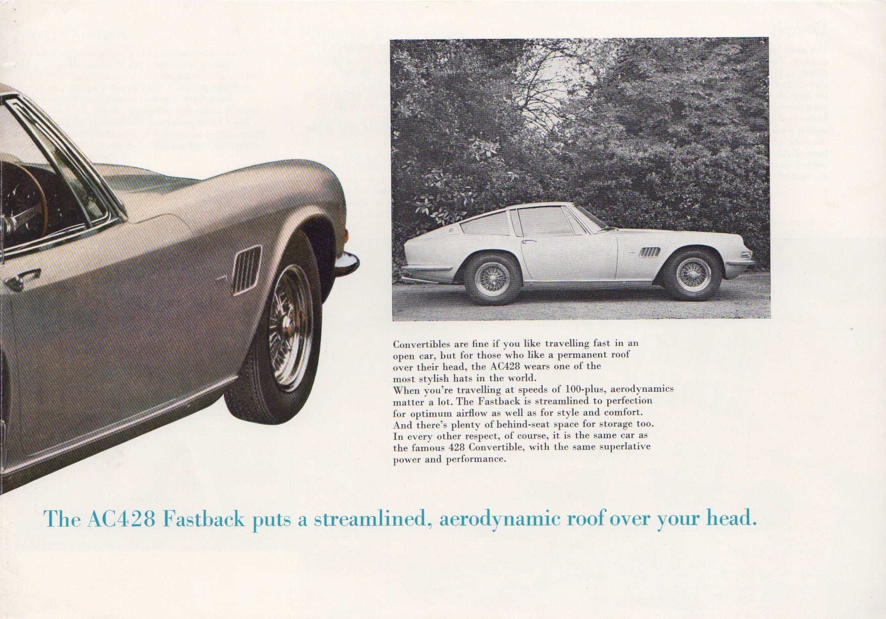 AC 428 Convertible 1970 Brochure