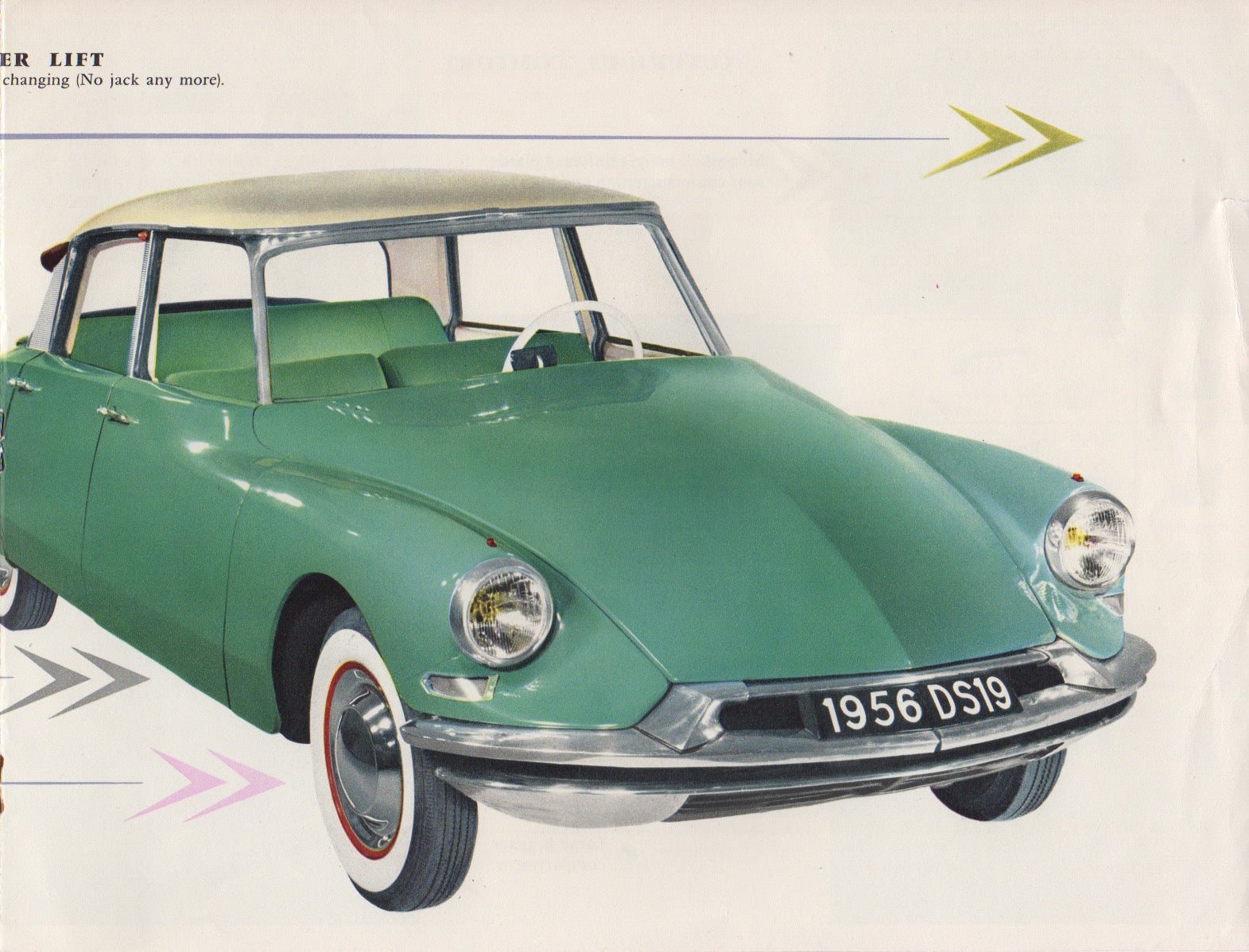 Citroen DS19 1956 Brochure