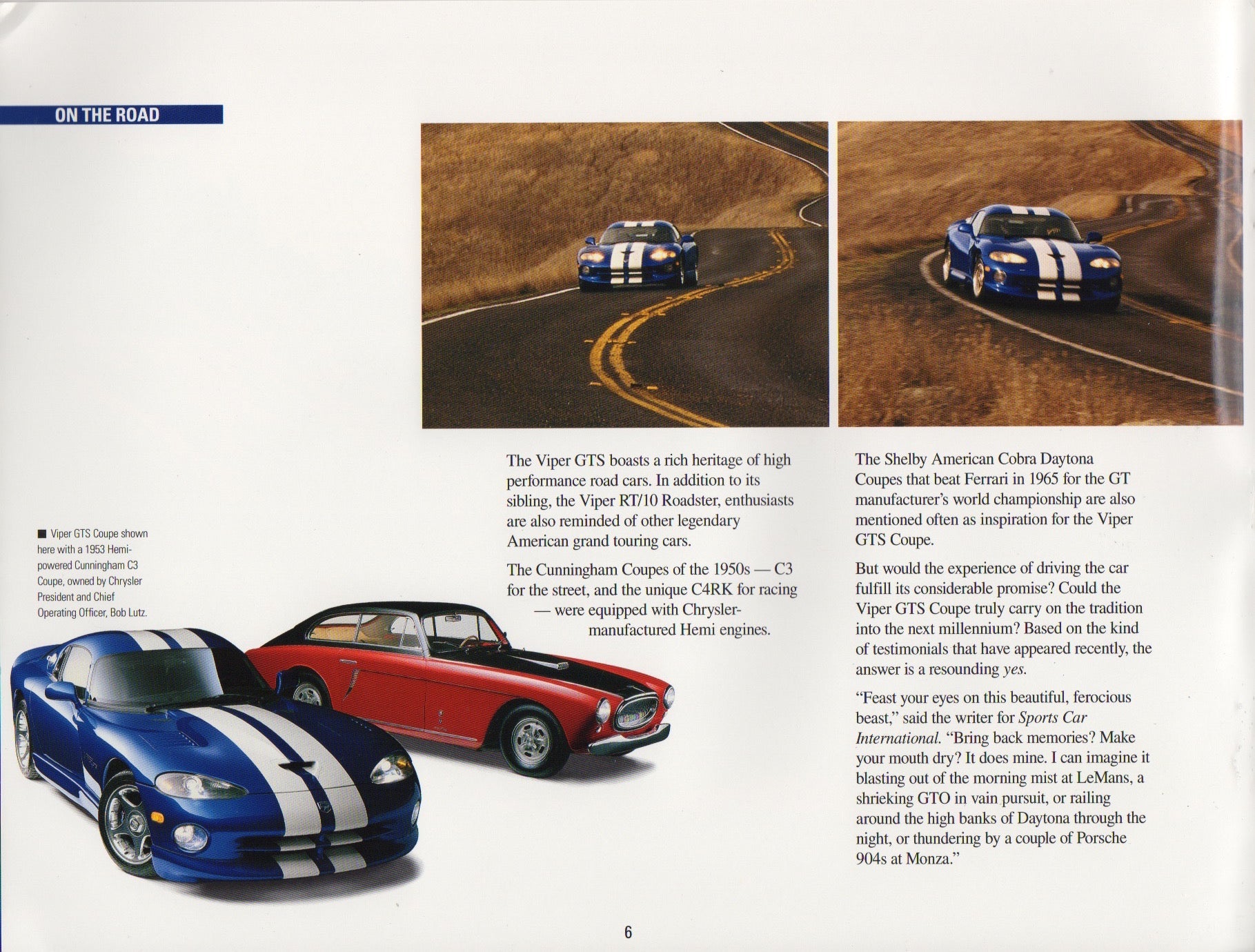 Dodge Viper GTS Brochure