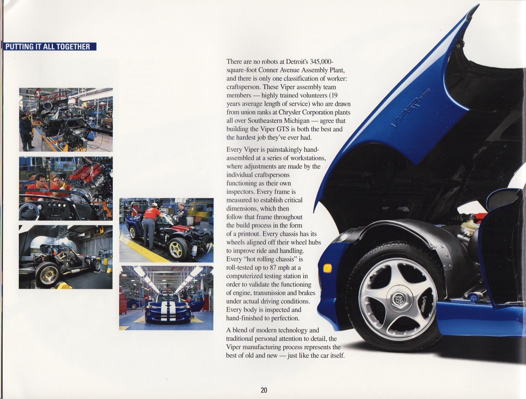 Dodge Viper GTS Brochure