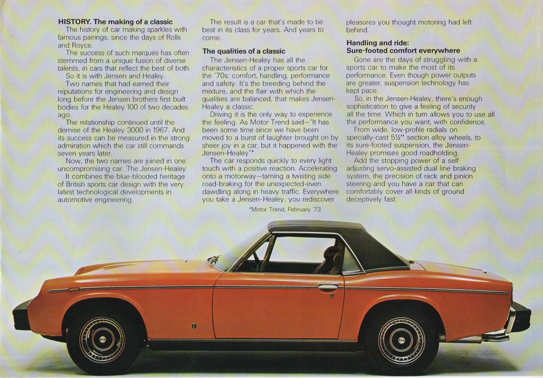 Jensen-Healey Brochure 1974