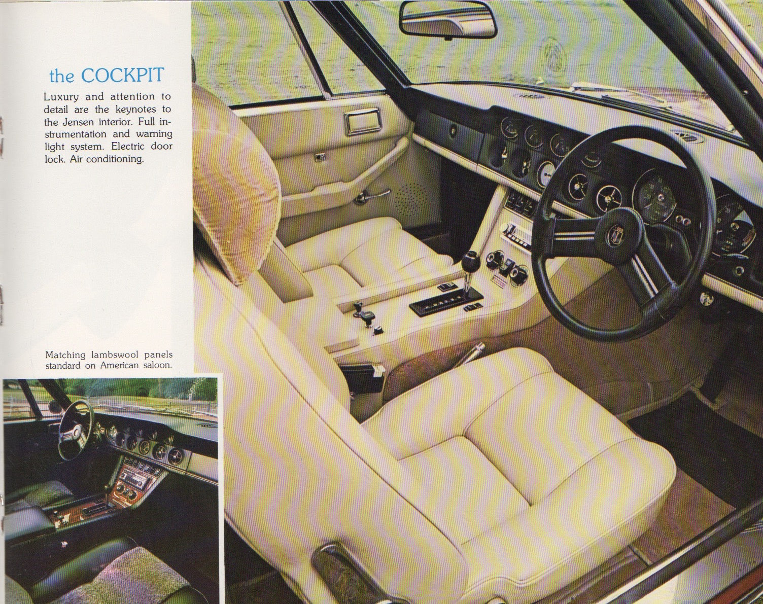 Jensen Interceptor III Deluxe Brochure 1971-74