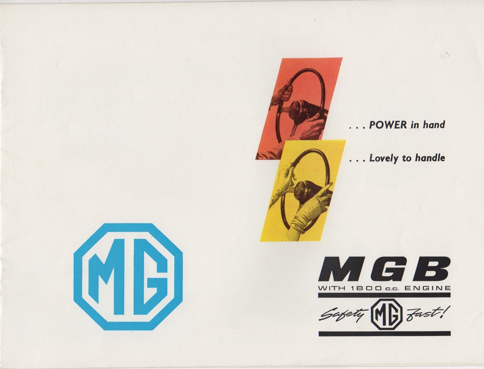 MG MGB 1800 Brochure 1963