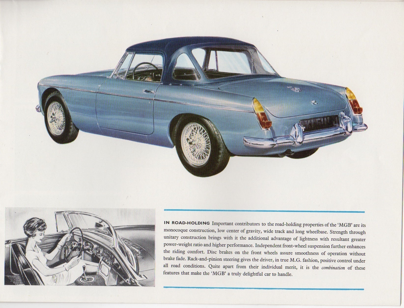 MG MGB 1800 Brochure 1963