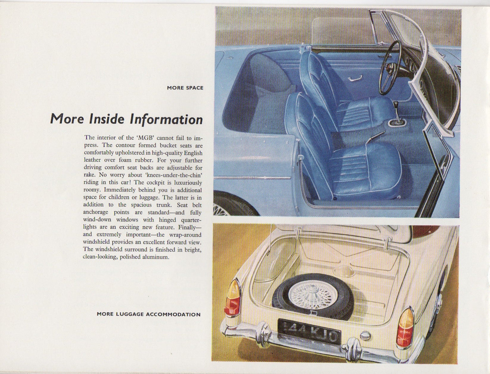 MG MGB 1800 Brochure 1963