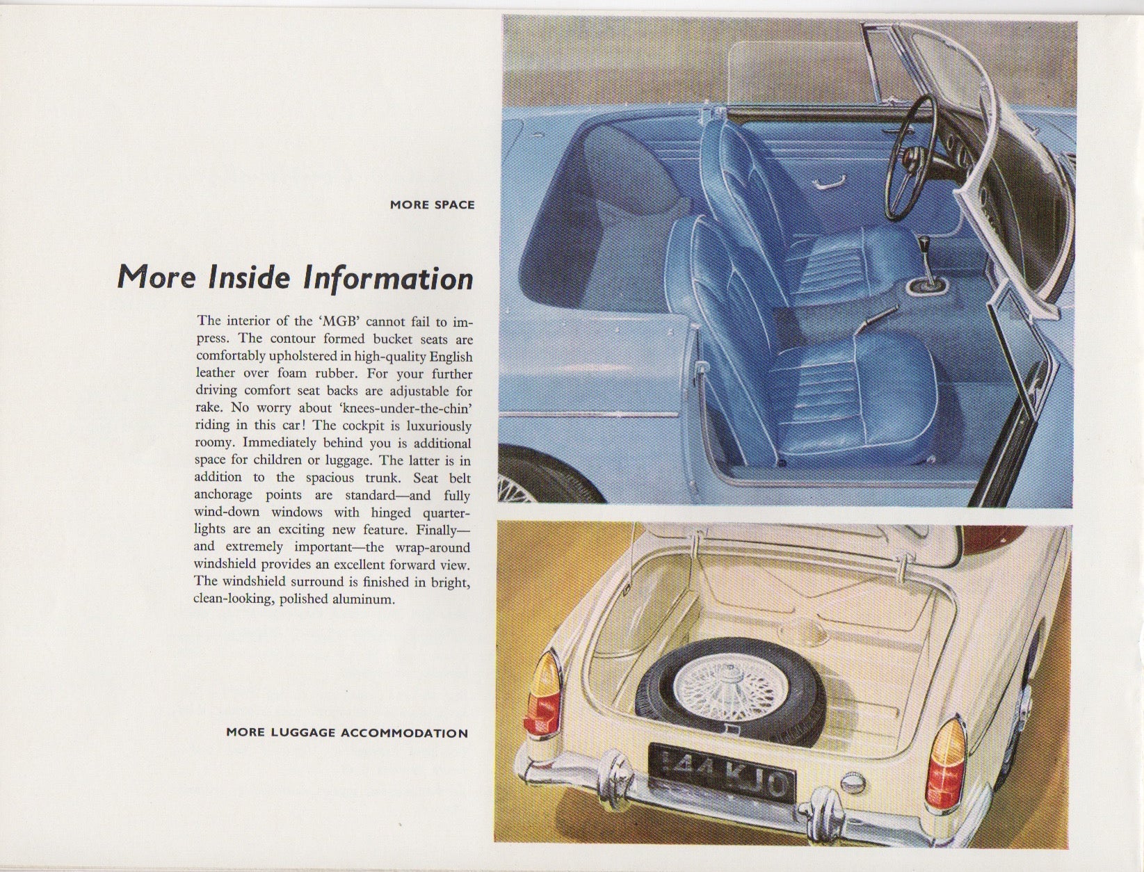MG MGB 1800 Brochure 1963