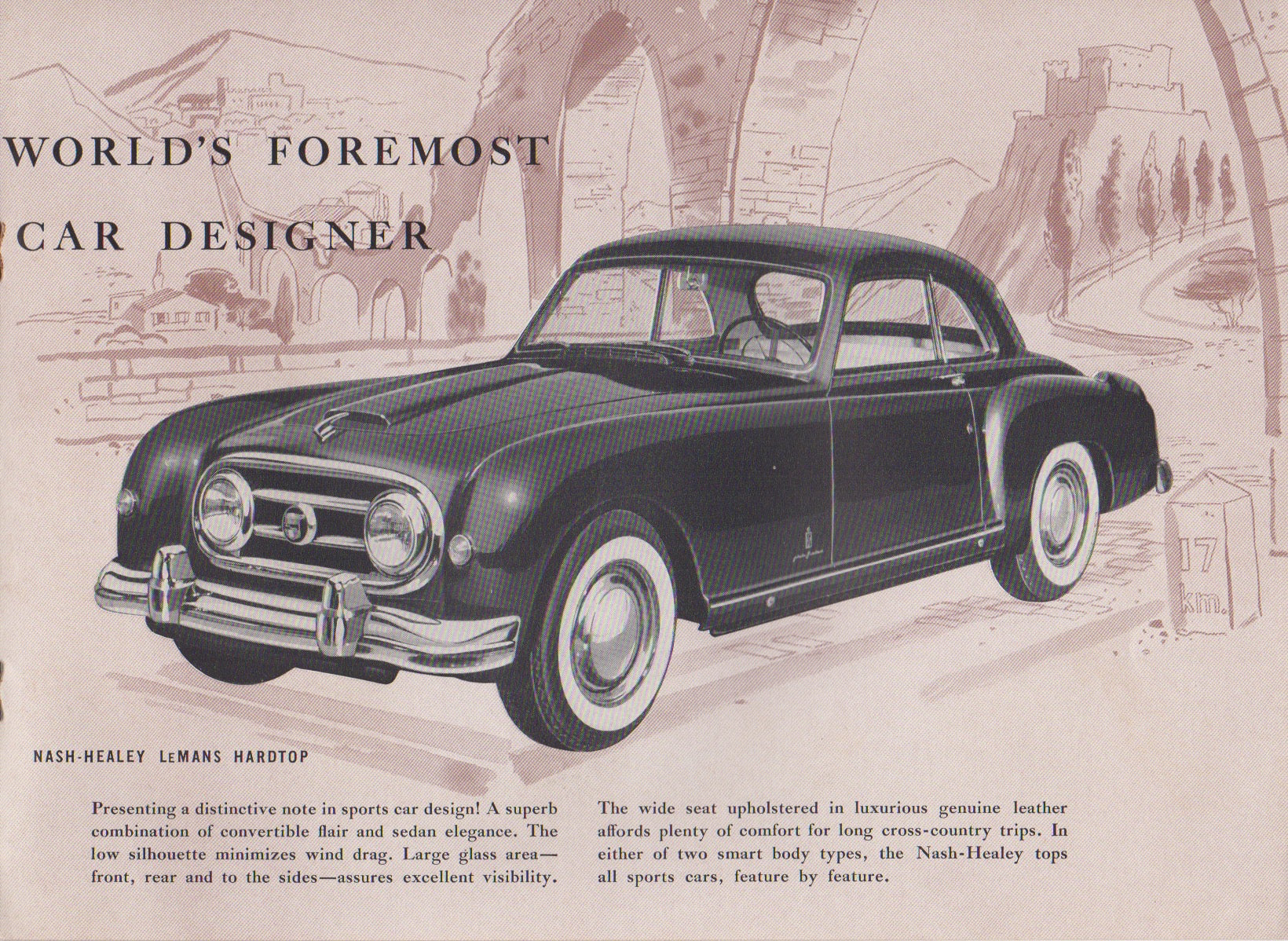 Nash Healey Brochure 1953