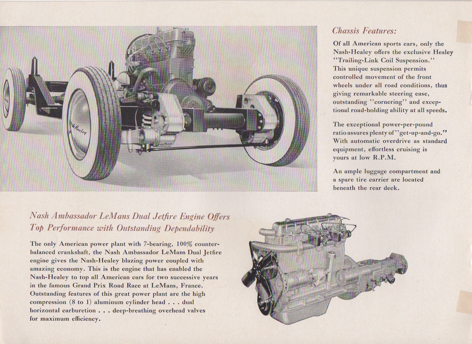 Nash Healey Brochure 1953