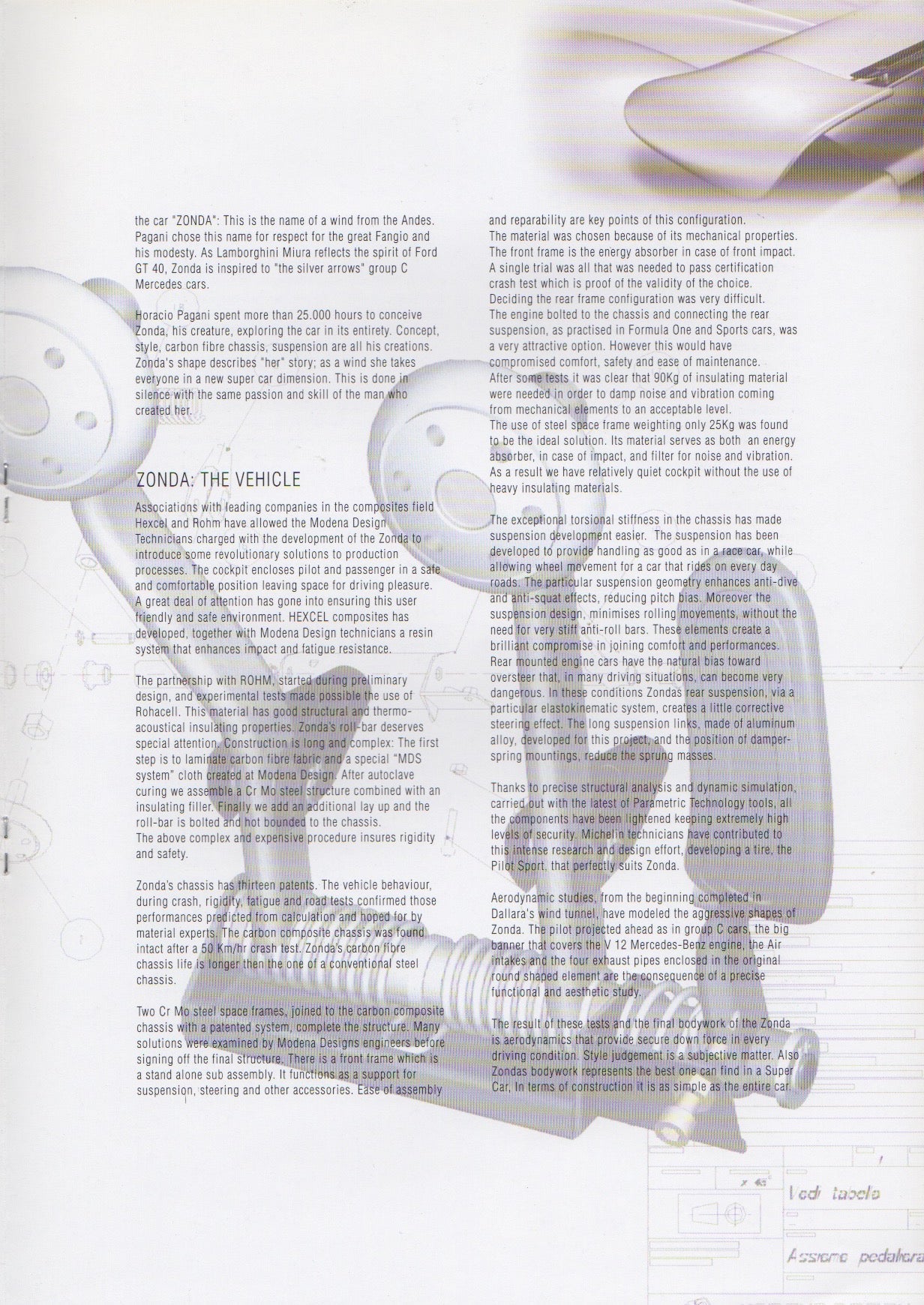 Pagani Zonda C12 Brochure
