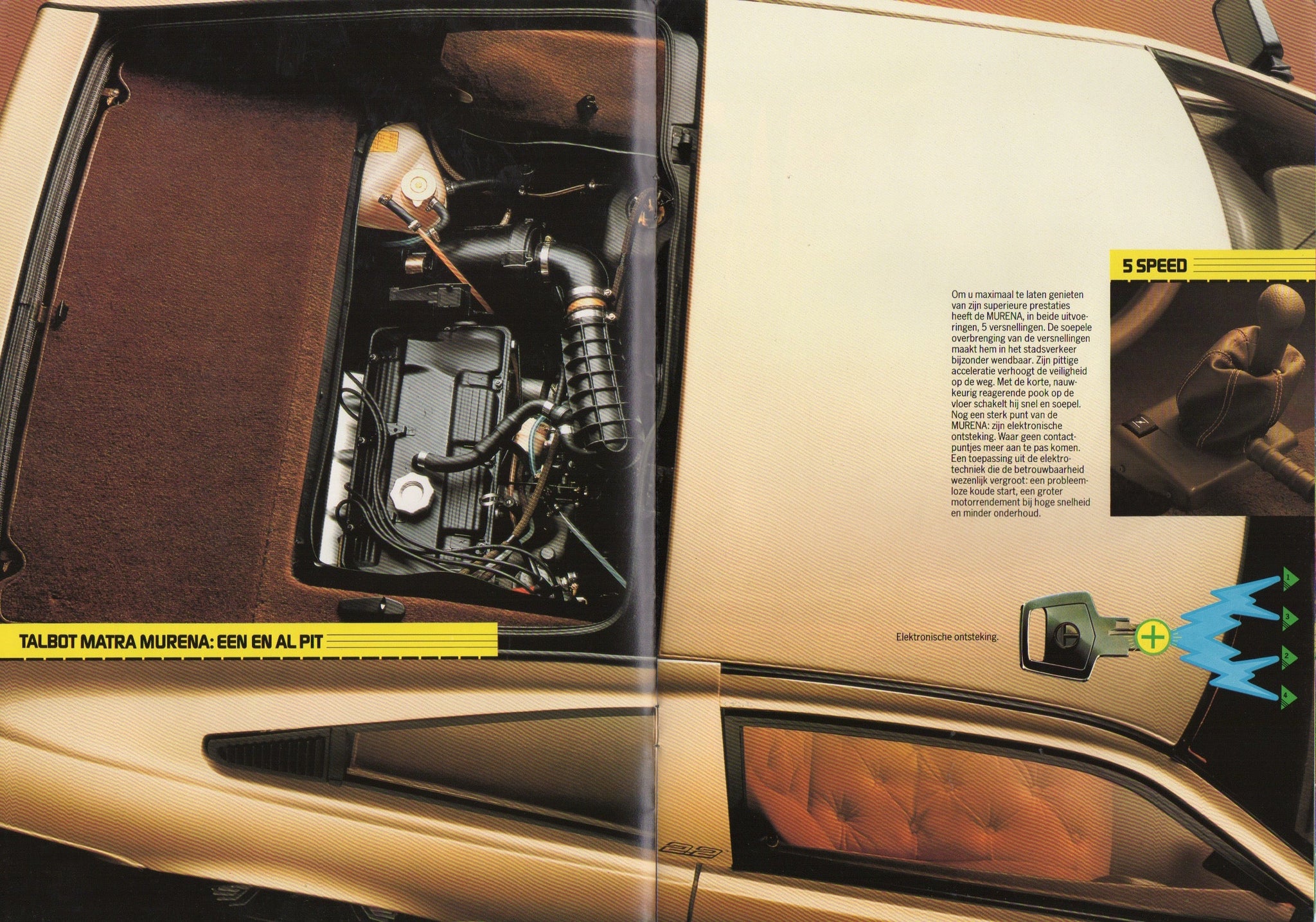 Talbot Matra Murena Deluxe Brochure 1981