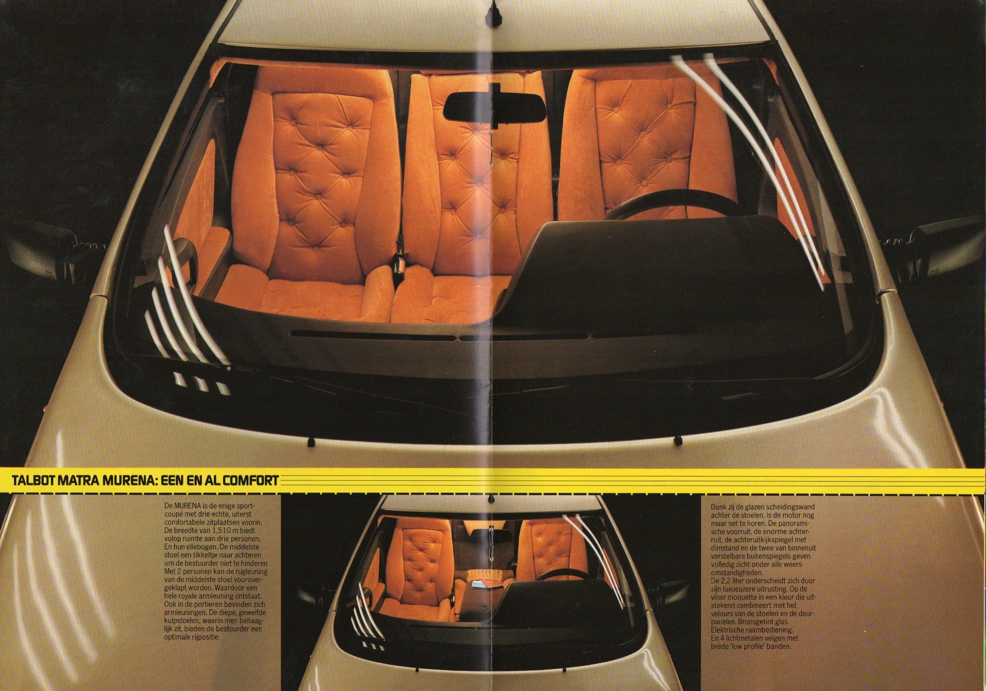 Talbot Matra Murena Deluxe Brochure 1981