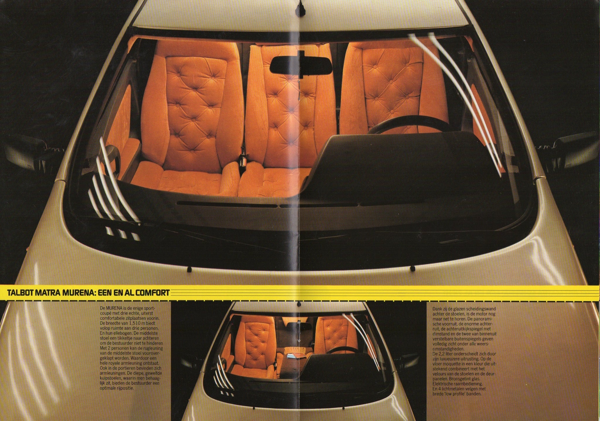 Talbot Matra Murena Deluxe Brochure 1981