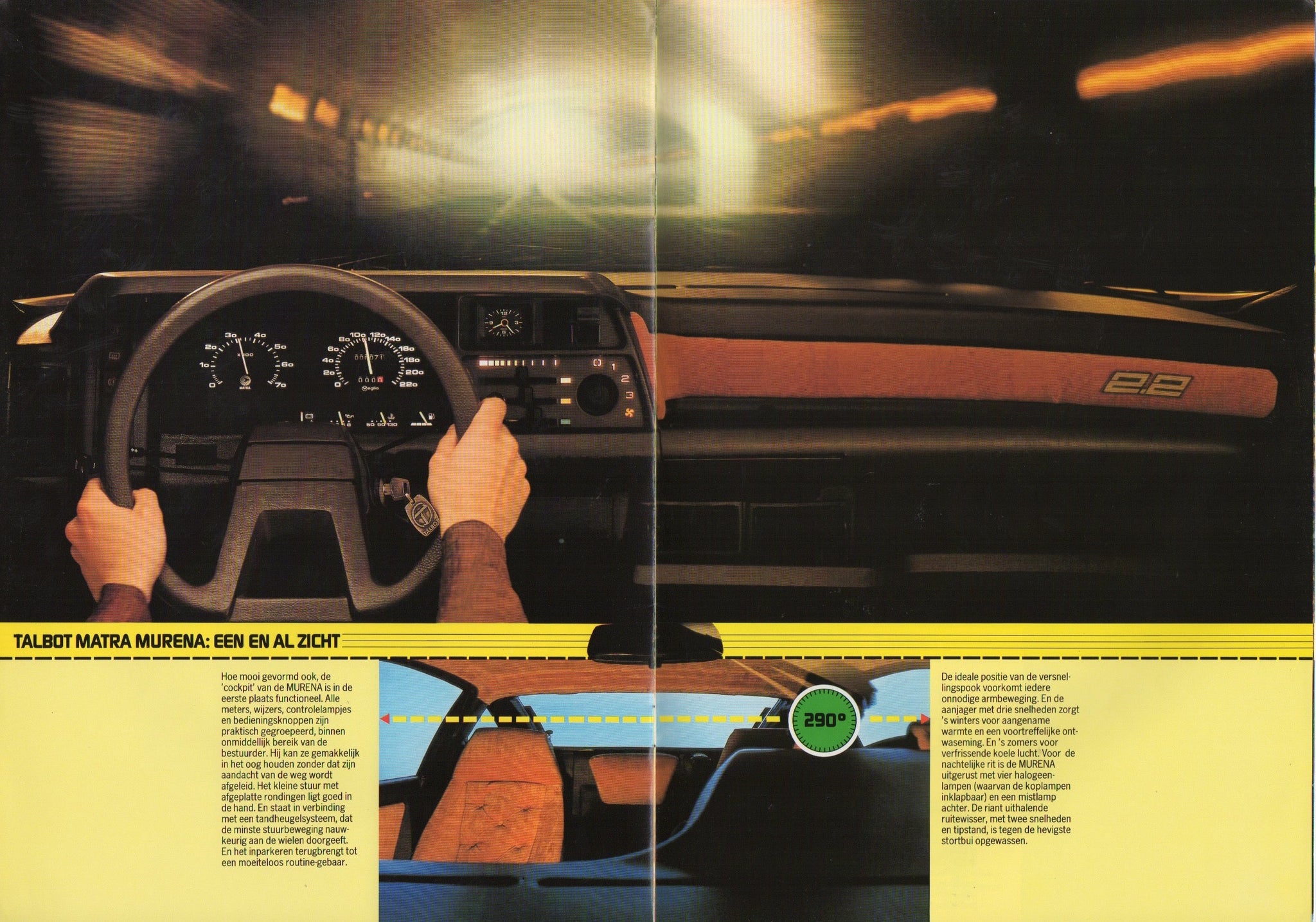 Talbot Matra Murena Deluxe Brochure 1981