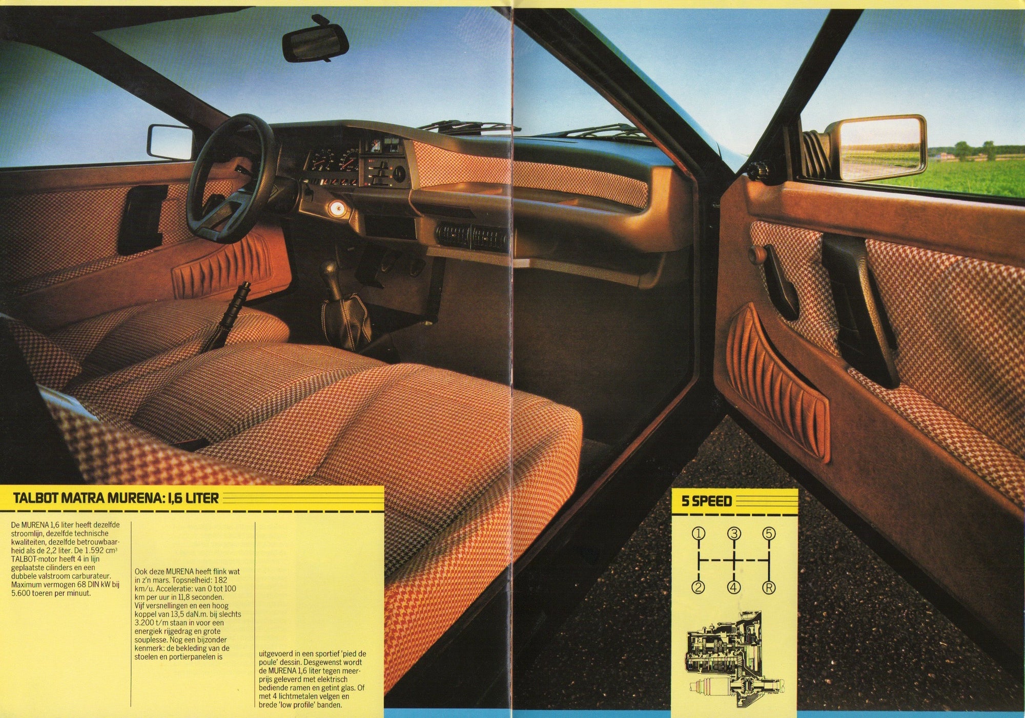 Talbot Matra Murena Deluxe Brochure 1981