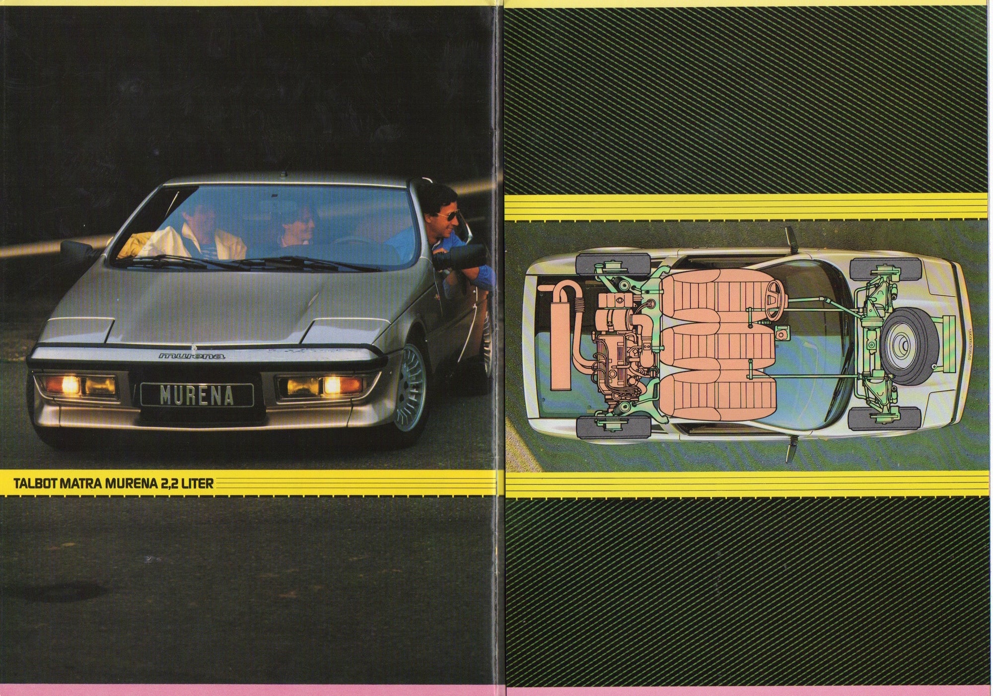 Talbot Matra Murena Deluxe Brochure 1981